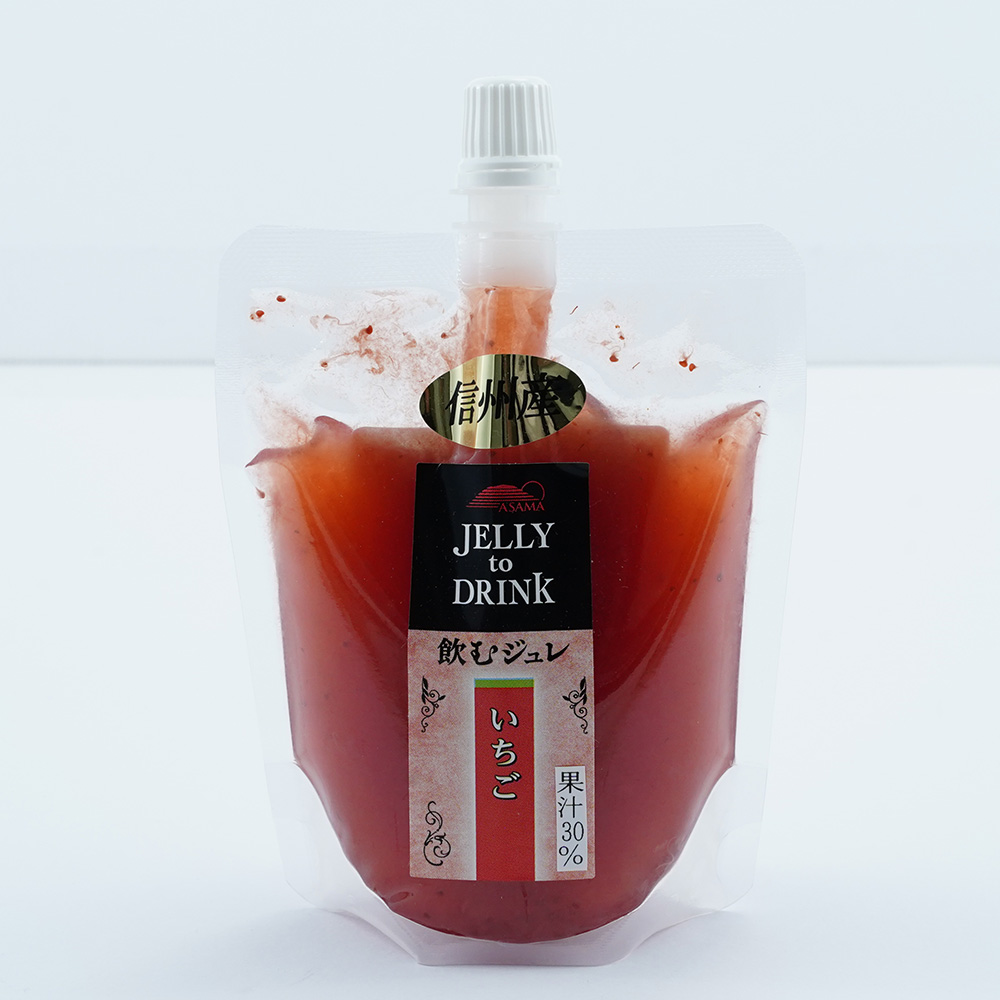 飲むジュレ信州いちご Strawberry jelly drink