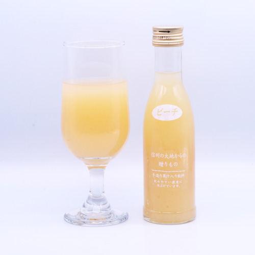 果汁入り飲料 ピーチ（信州産） Peach juice